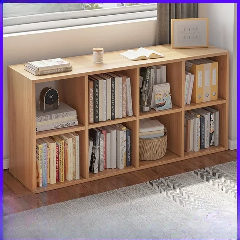 Modern Bookshelf Floor-to-ceiling against the wall Grid storage Low cabinet Children's reading shelf  Multifunctional bookcase