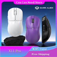 DARK ALIEN X11 Pro Wireless Mouse Tri-Mode PAW3311 1Khz RGB Magnetic Charging Dock Long Battery Life Ergonomic Gaming Mouse