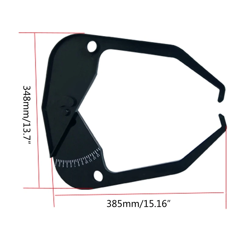 Wheel Caliper Tire Caliper Measurement Caliper Measuring for Rim Width Measuring Tool Tire Scale T3EF