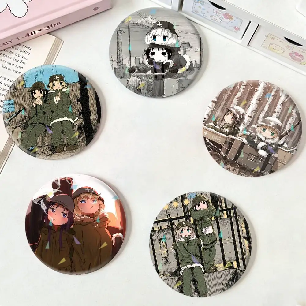

Girls L-Last Tour Badges Niche Design Brooch for Backpack Lapel Pins Creative Accessories