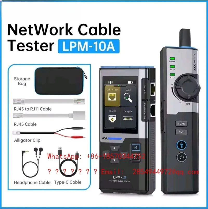 2026    LPM-10 Line Finder Multifunctional Network Tester Anti-interference Network Cable Detection Line Patrol Instrument
