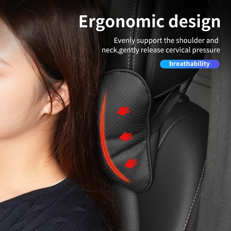 Car Headrest Lumbar Support Backrest Neck  Pillow Accessories For Tesla Model 3 Y S X 2021 Roadster Cybertruck Juguete