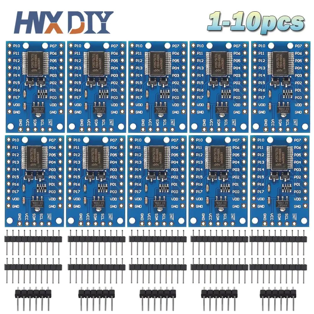 1-10 sztuk PCF8575 moduł rozszerzenia port IO karta rozszerzająca DC 2.5-5.5V kontrola komunikacji I2C 16 portów IO dla Arduino