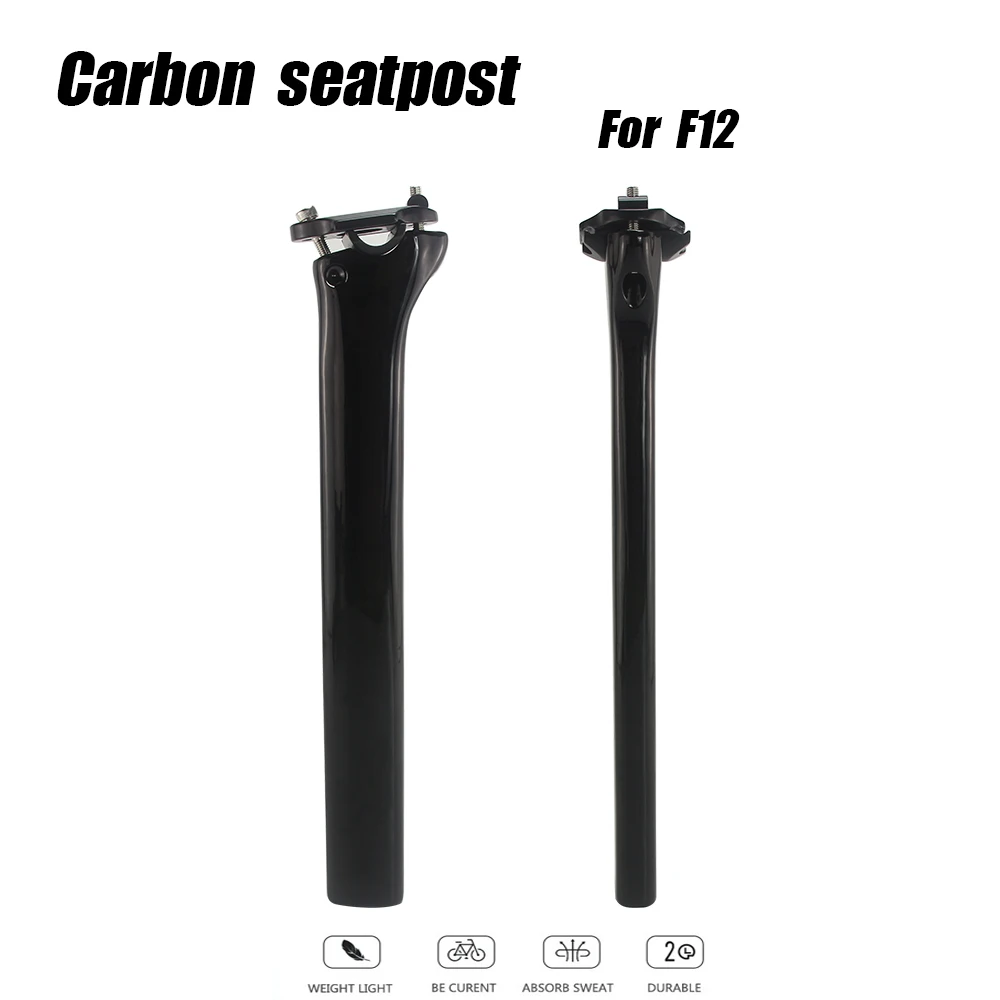 

Road Bike Seat Post, Bicycle Parts, Carbon Fiber, UD, Glossy or Matte, Offset 0, 25 Degree, 350mm, F12