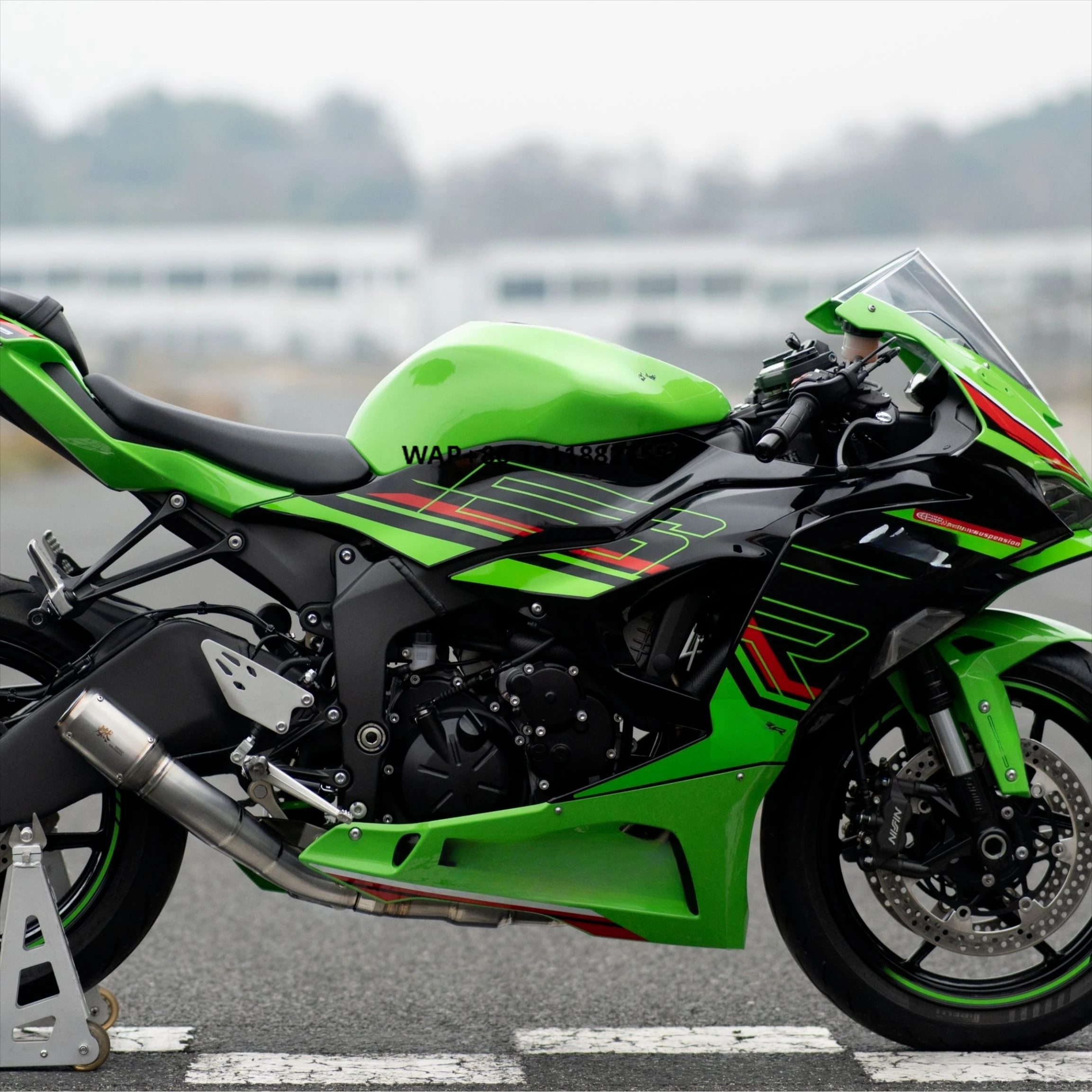 For  ZX6 Titanium Alloy  Short Style Exhaust