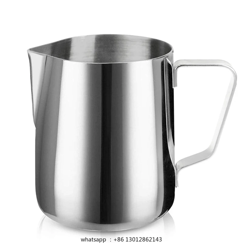 

Milk Creamer Frothing Pitcher Stainless Steel, 350/600/1000/1500ml Coffee Cup Jug Latte Espresso Cappuccino Milk Cup Barista