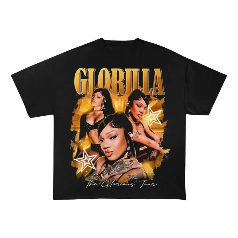 Camiseta estilo vintage de los años 90 con diseño de gorila, estilo retro.