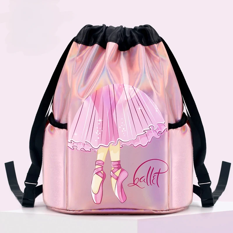 bolsa-de-danca-de-bale-brilhante-a-laser-para-meninas-mochila-de-treinamento-infantil-bolsa-de-ombro-para-academia-bolsa-de-mao-infantil-para-danca-pacote-de-bailarina
