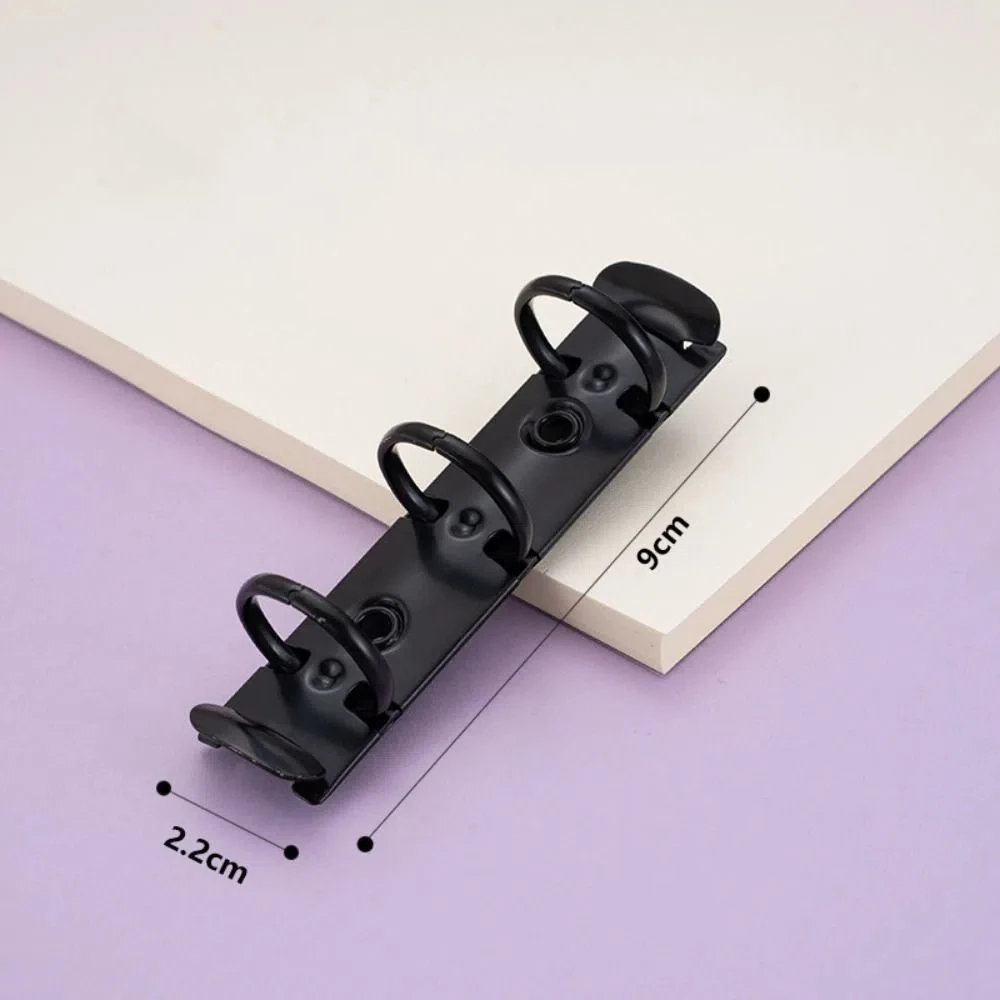Detachable Metal Spiral Rings Binder Clip DIY Diary A8 Paper Binder Clips High Quality Album Loose Leaf Ring Notebook Planner