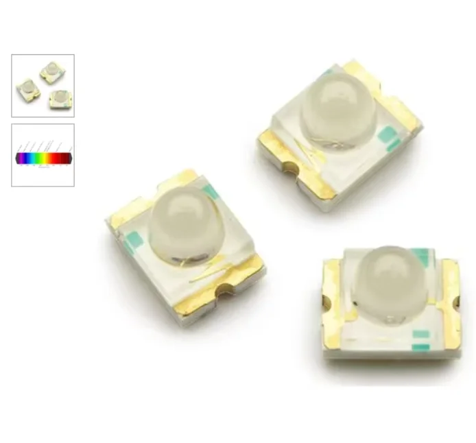 ASMT-BR20-AS000 LED Miniature LED 3224 Red Convex Head with Lens