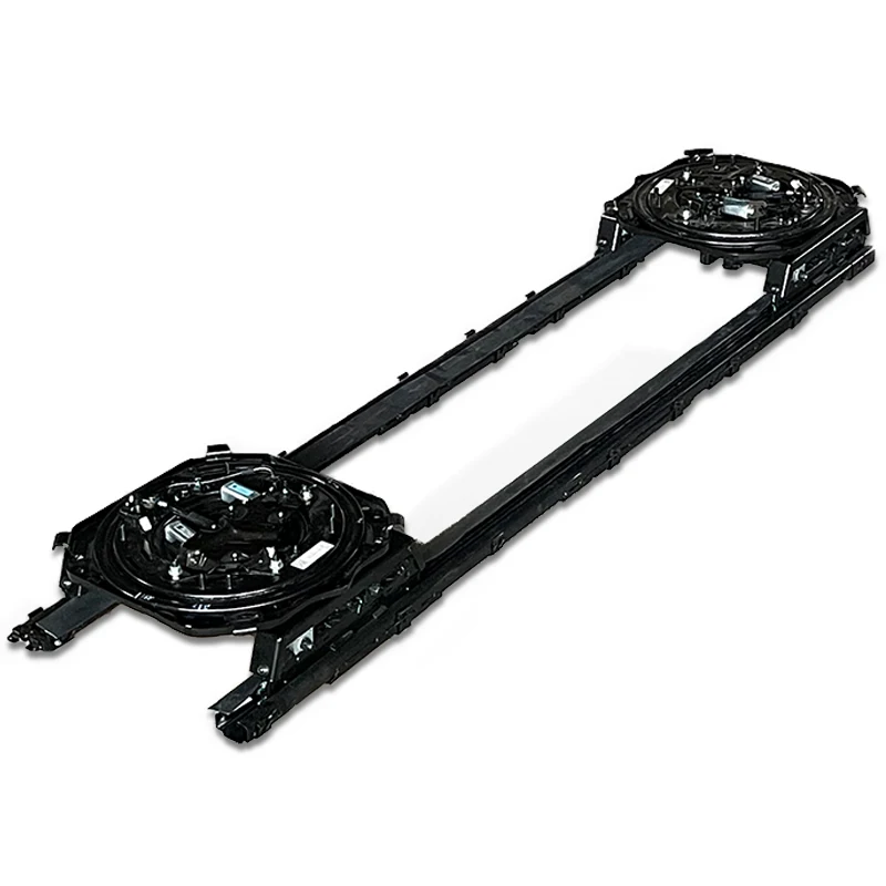 Car seat swivel plate 360-degree universal seat swivel base with long-distance electric 1400mm sliding rail