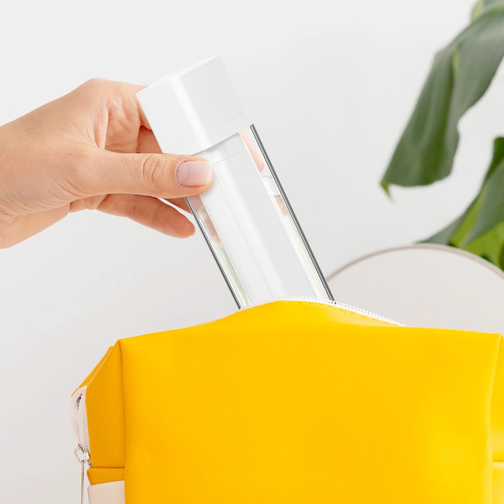 

4Pcs Airless Pump Bottles Refillable Travel Lotion Pump Container Vacuum Bottle Portable Dispenser Pressing Type Bottle