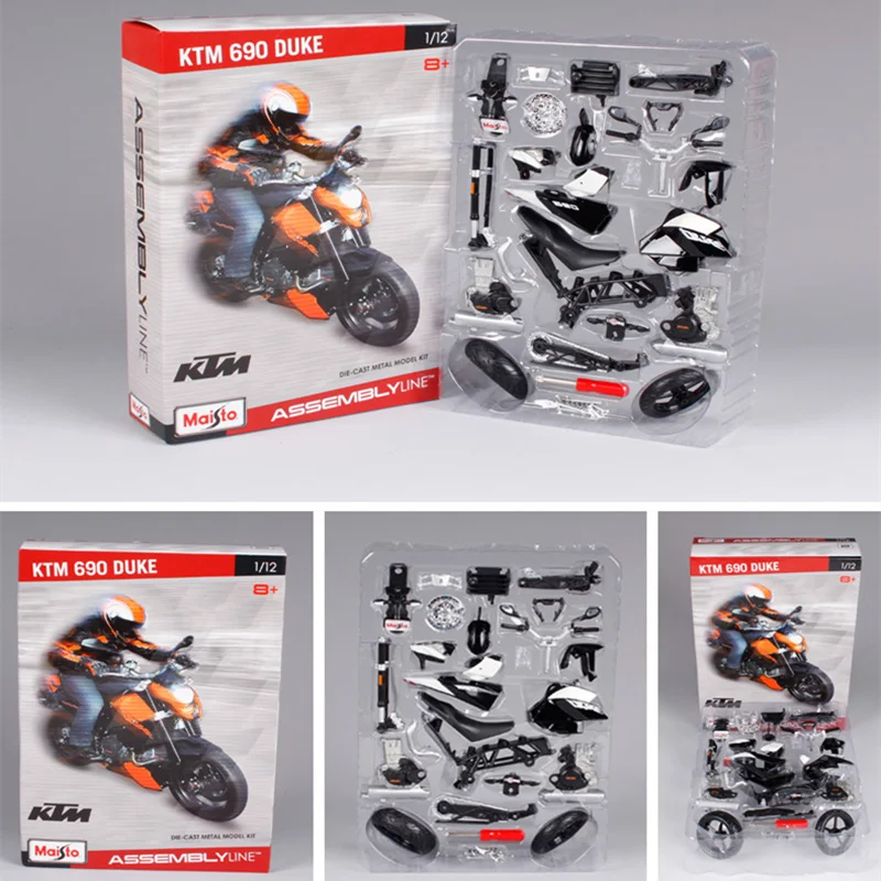 

Maisto Assembly Version 1:12 KTM 690 Duke Alloy Racing Motorcycle Model Diecasts Metal Street Sports Motorcycle Model Kids Gifts