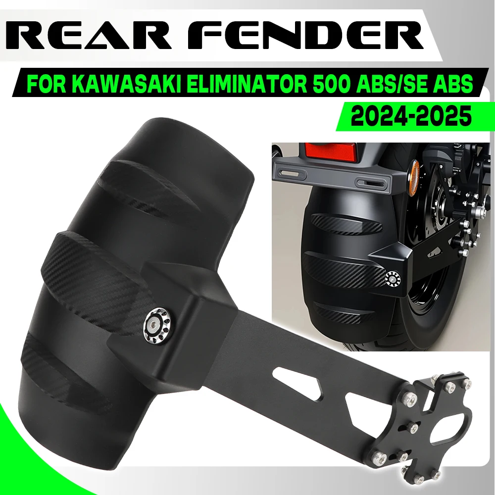 

Motorcycle Rear Mudguard For KAWASAKI ELIMINATOR 500 SE ABS Eliminator500 Back Fender Wheel Hugger Protector Cover Splash Guard