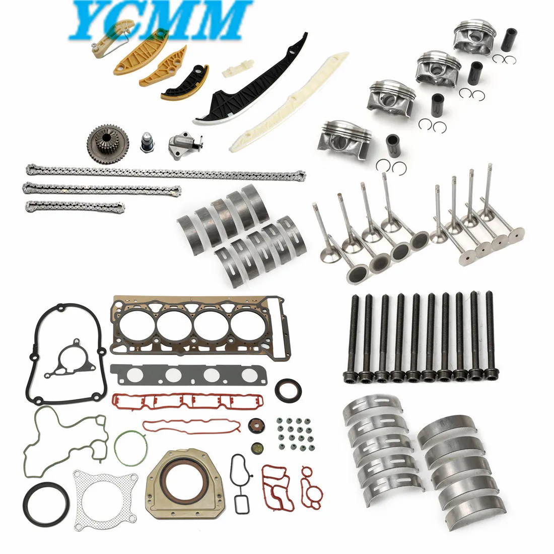 

Engine Rebuilding Kit Piston 23mm+0.5mm EA888 MK2 1.8T For AUDI A3 A4 A5 A6 Q3 Q5 TT VW Golf Jetta Passat Tiguan SEAT SKODA