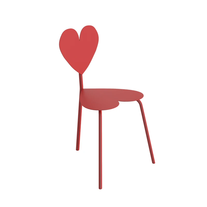 

Сиденье на стул Love Red Design, чрезвычайно простой металлический табурет современного искусства
