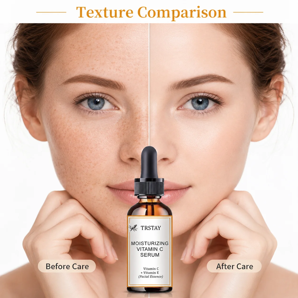 TRSTAY Vitamin C Facial Serum: Gentle, moisturizing, easily absorbed, and non-sticky