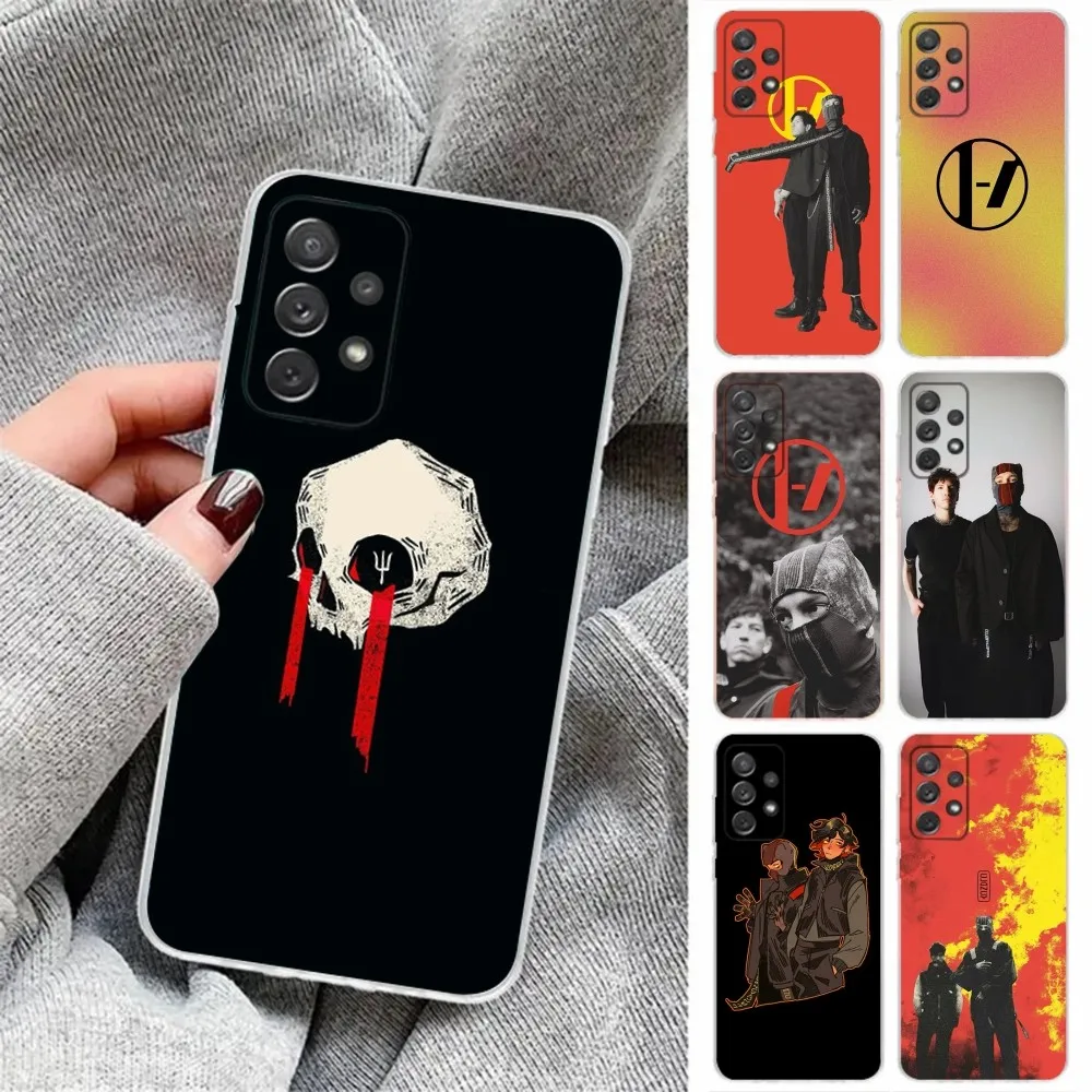 T-Twenty one pilots Phone Case For Samsung Galaxy,A31,A33,A52,A13,A02,A53,A50,A73,A72,A40,A20,A23,A54,A14,A34 Back Cover