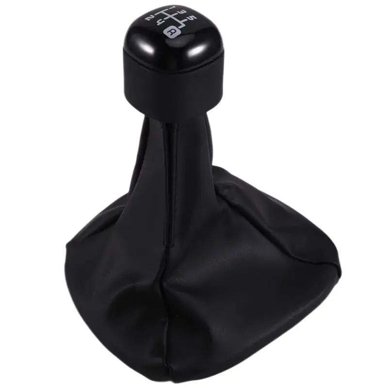 A58X-Gear Shift Head For Fiat For Panda 2012-Black 5-Speed Gear Knob Stick Button 502942700 Replacement Parts