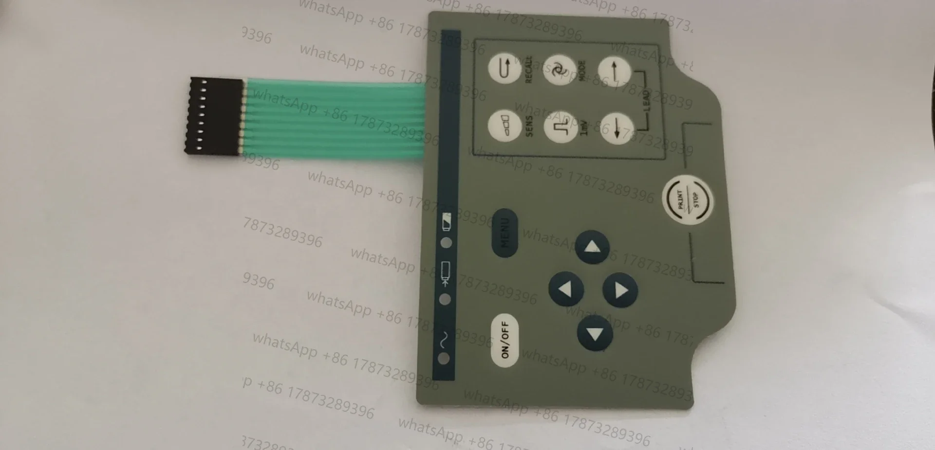 

New Compatible with COMEN Komen CM100 CM300 Key Membrane Motherboard Switch Key Plate ECG Machine Accessories