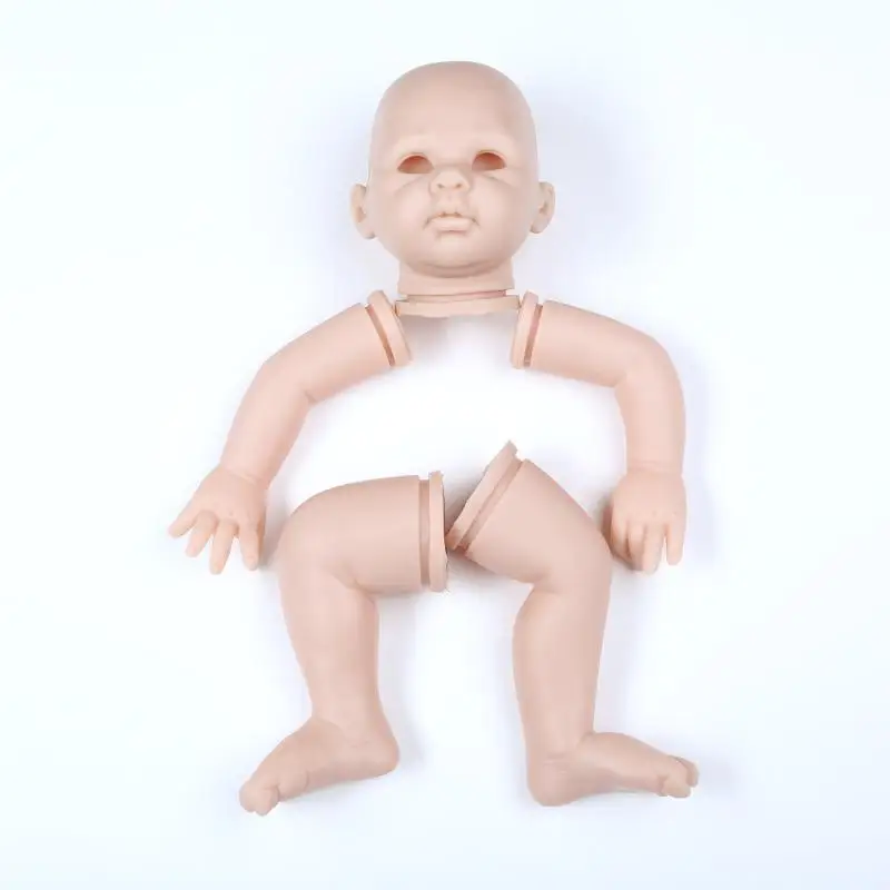 SANDIE 20 인치 도색되지 않은 빈 다시 태어난 아기 인형 키트 좋은 품질의 실리콘 비닐 Bebe Bonecas 인형 키트