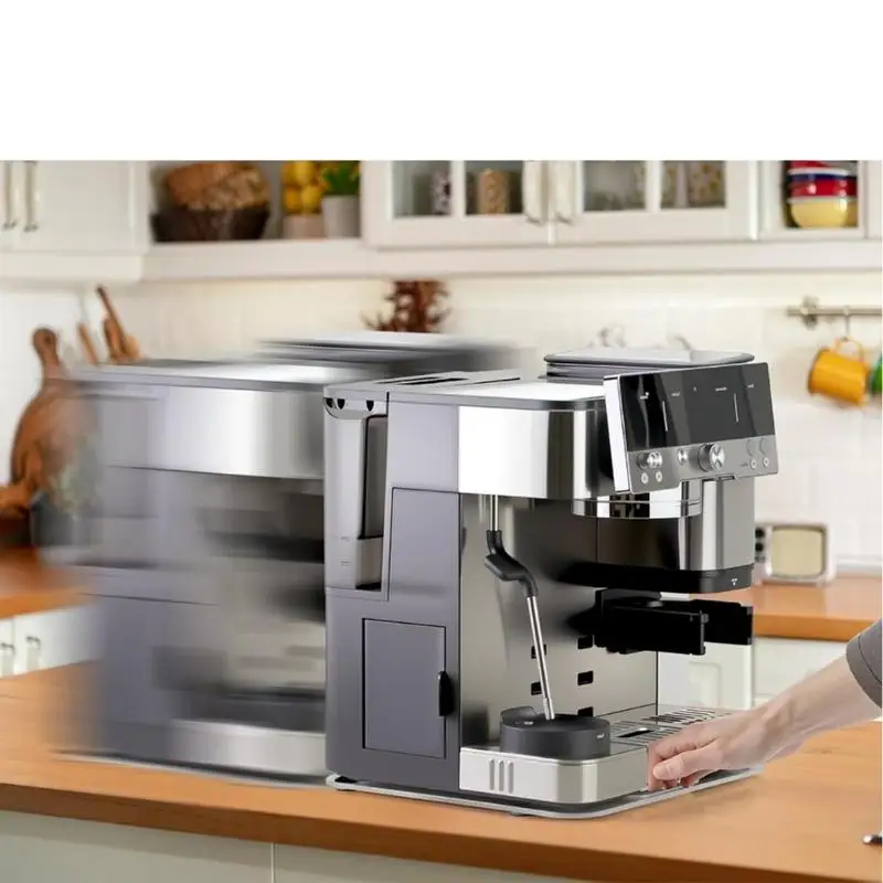 J6PE Coffee Machine Countertop Tray for ES601 ES701, Easy Slide Access