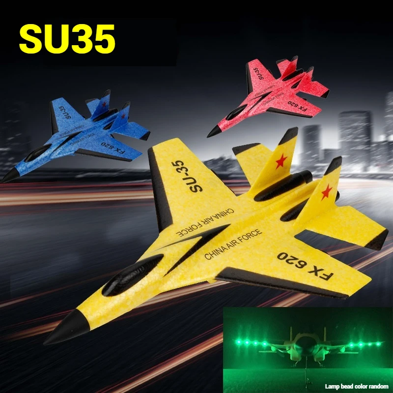 Su35 Remote-Controlled Airplane Fx620 Electric Model Airplane Fx820 Fixed Wing Model Airplane Toy Airplane Boy Birthday Gifts