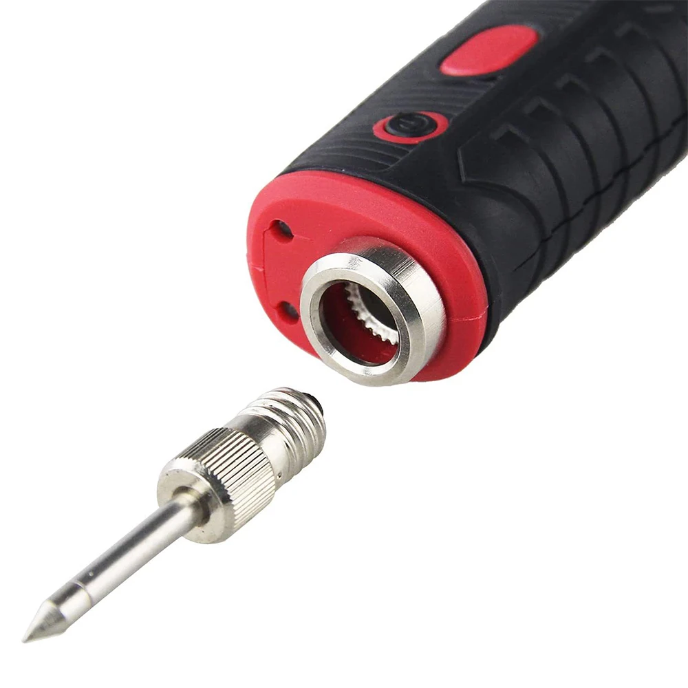 Wireless Battery Soldering Head Suitable For USB Soldering Head E10 Interface Soldering Iron Head Threaded Soldering Iron Head