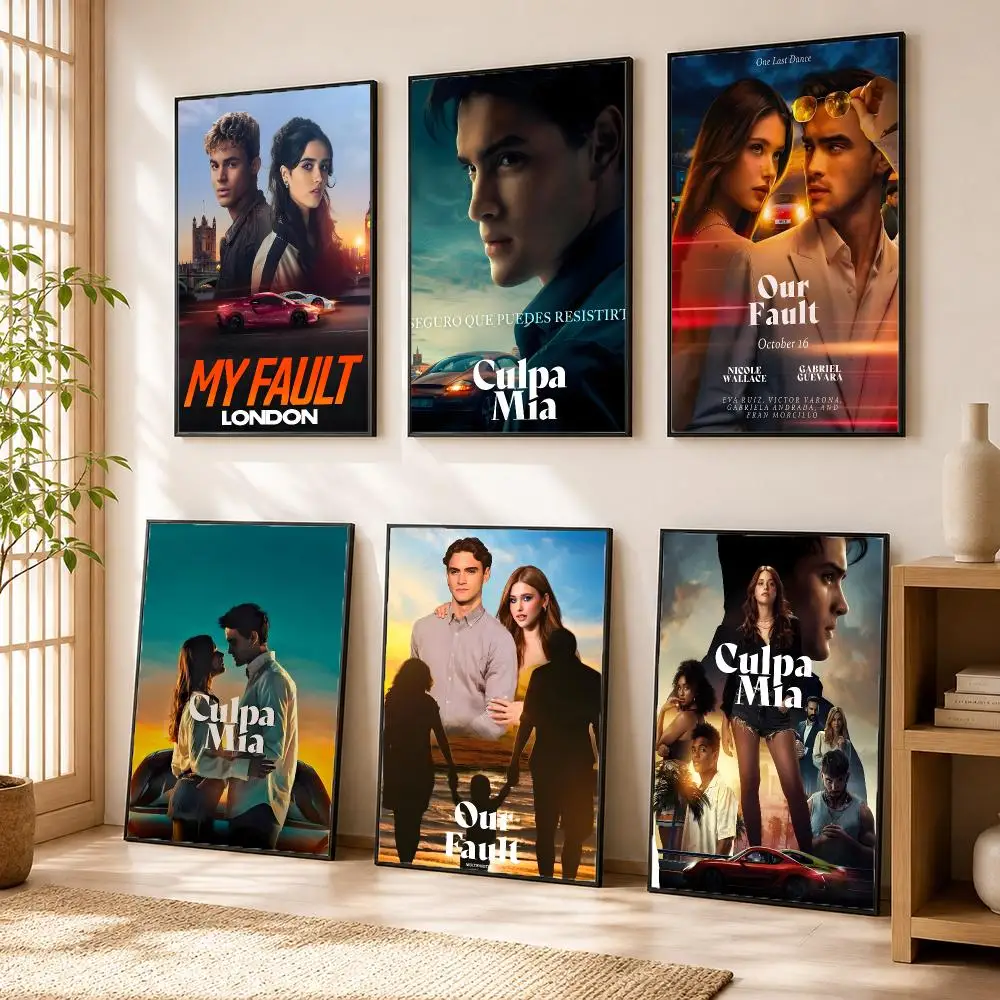 My Your Our Fault Movie Poster Modern Home Living Bedroom Bar Hallway Waterproof Wall Art Aesthetic Decor
