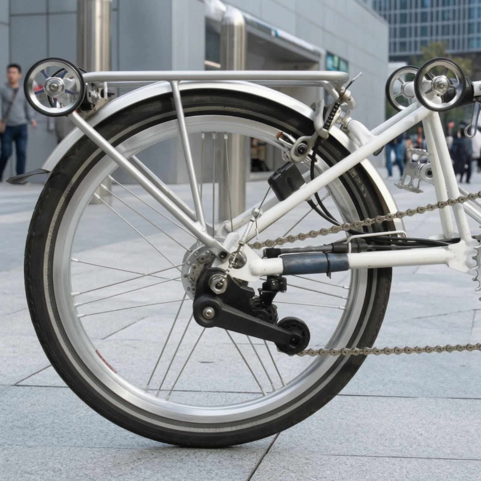 イージーホイールマウント付きリアラック 強力リアカーゴラック - Bike Cargo Rack のレビューと価格