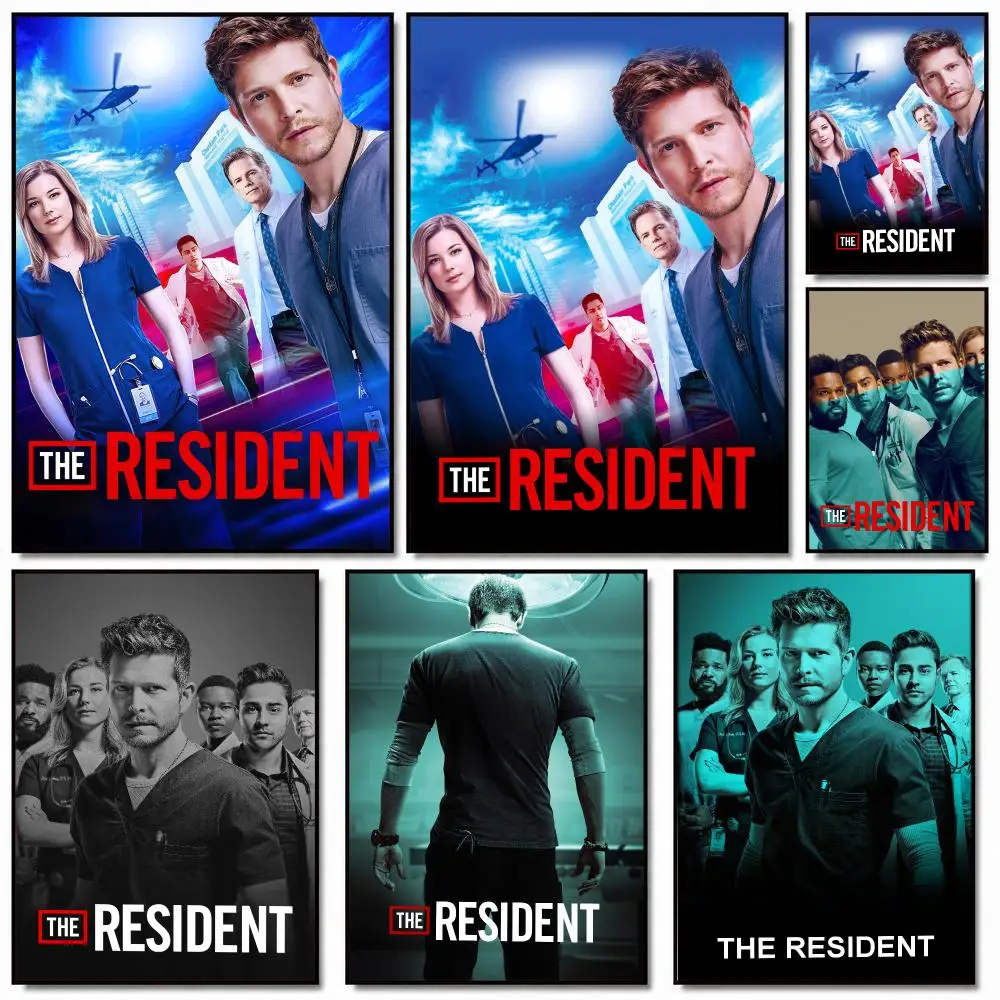 tv series T-The Resident-T Poster Removable Wall Sticker for Home Cafe Bar Office Interior Decor