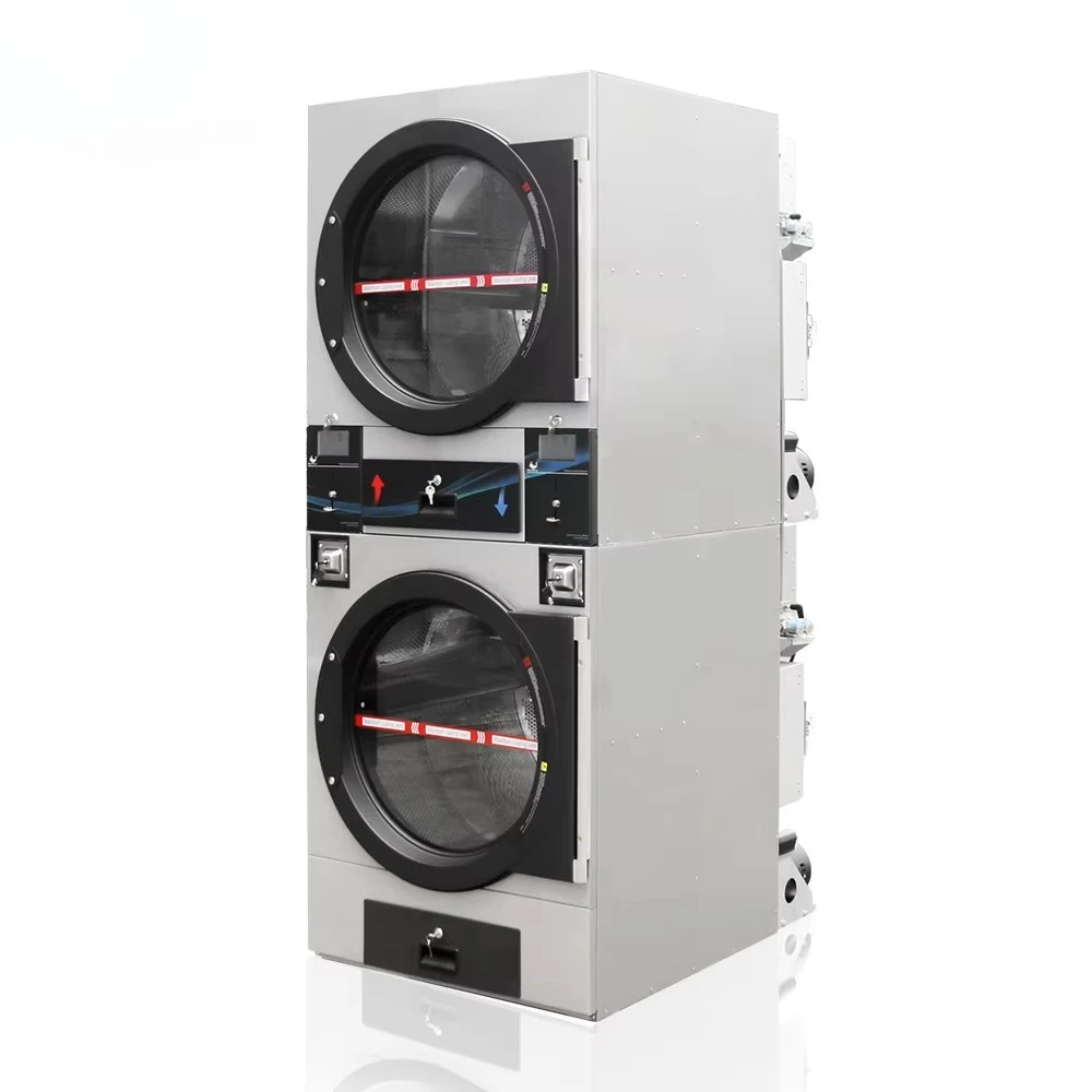 Coin Operated Electric Super-capacity High Quality Laundry Dryer 2 Years Online Support