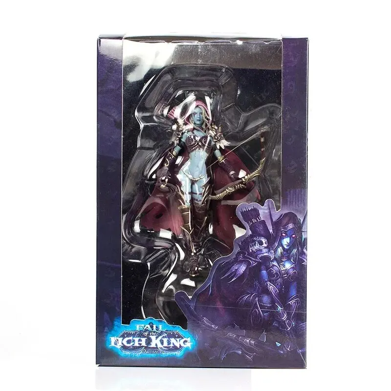 Wow Fall of The Lich King Фигурка Arthas Sylvanas Windrunner Sylvan Archery Queen World of Warcraft Dota Menethil Dota Toy