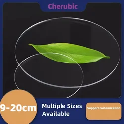 5Pcs/Lot 12cm 14cm 15cm 18cm 20cm Round Plexiglass Transparent Clear Plastic Sheet acrylic board Round Organic Glass Polymethyl