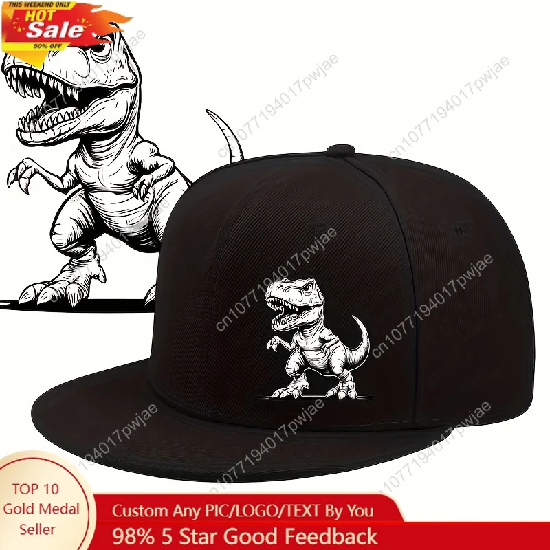 [Urban Duckbill Hat] Spring Summer 2D Flat Duckbill Hat | Urban Fashion Neutral Dinosaur Themed Design Daily Casual Street Hip-H