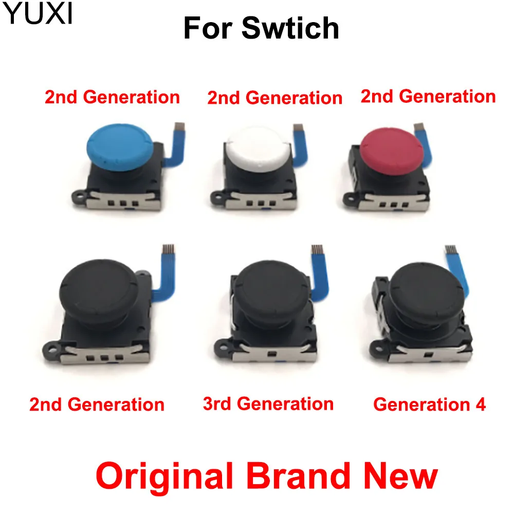 1PC Original For Switch Joy-con NS LITE Console New 3D Analog Stick Joycon Controller Joystick Thumb Sticks Sensor Replacement