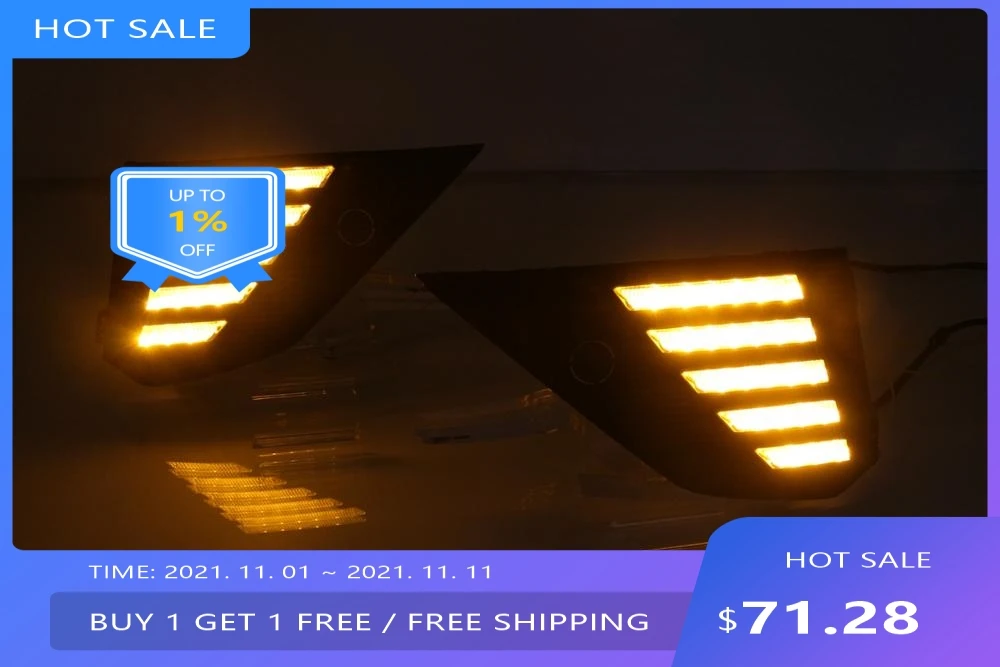 1set Bumper headlight for Besturn T77 daytime light 2018~2020y auto accessories LED  headlamp for T77 Besturn fog light