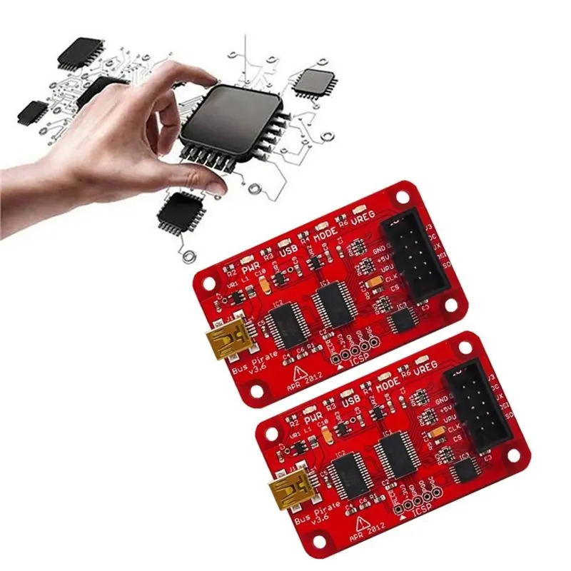 B03B-2PCS Bus Pirate V3.6 Universal Serial Interface Module Dev Board