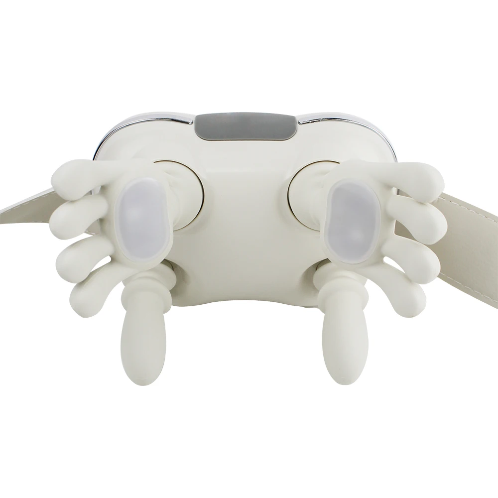 Customized color Type-C charging neck and shoulder massager Shiatsu simulated hand massage relaxation heating wireless remote