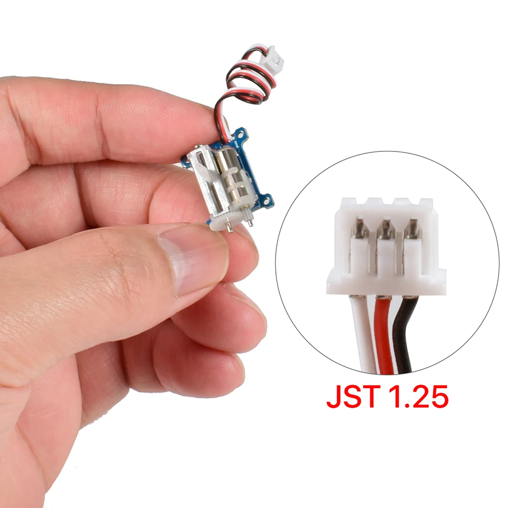 2 Pcs GS-1502 Linear Servo JST Plug 1.5g/ 80g-cm/ 0.12sec Micro Servo Steering Gear 3.7-5V for RC Airplane Fixed-wing DIY