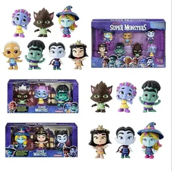 3pcs/box 12cm Gift Box Hard PVC Super Monsters Action Toy Figures Doll Kids Collection Model Toys for Children Birthday Gifts