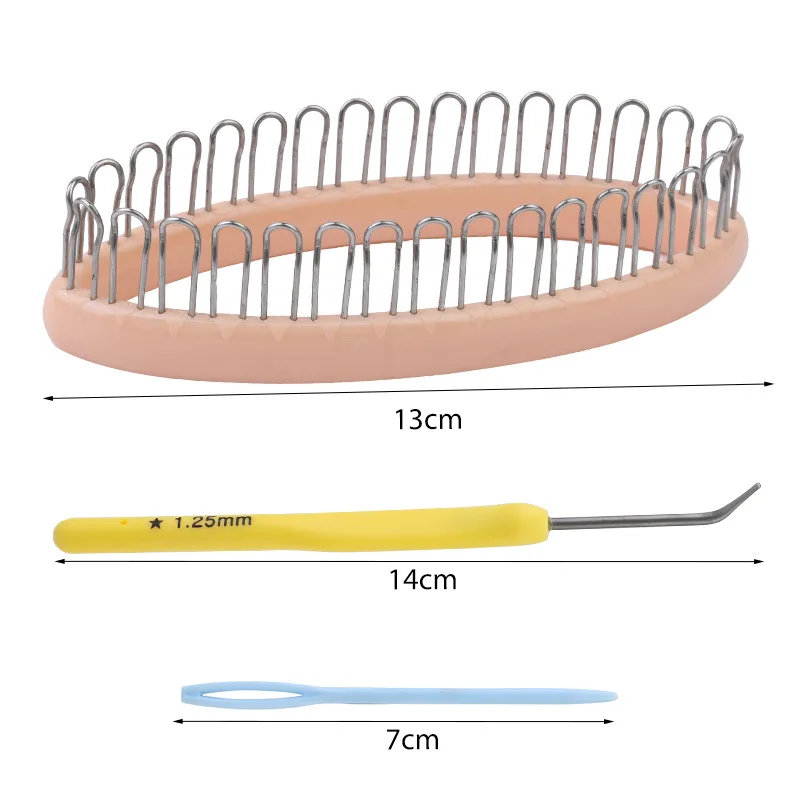 Peg skarpety wełna przędza Knitting Loom DIY Craft narzędzia tkackie do skarpety szalik kapelusz igła do tkania szycia narzędzie dziewiarskie