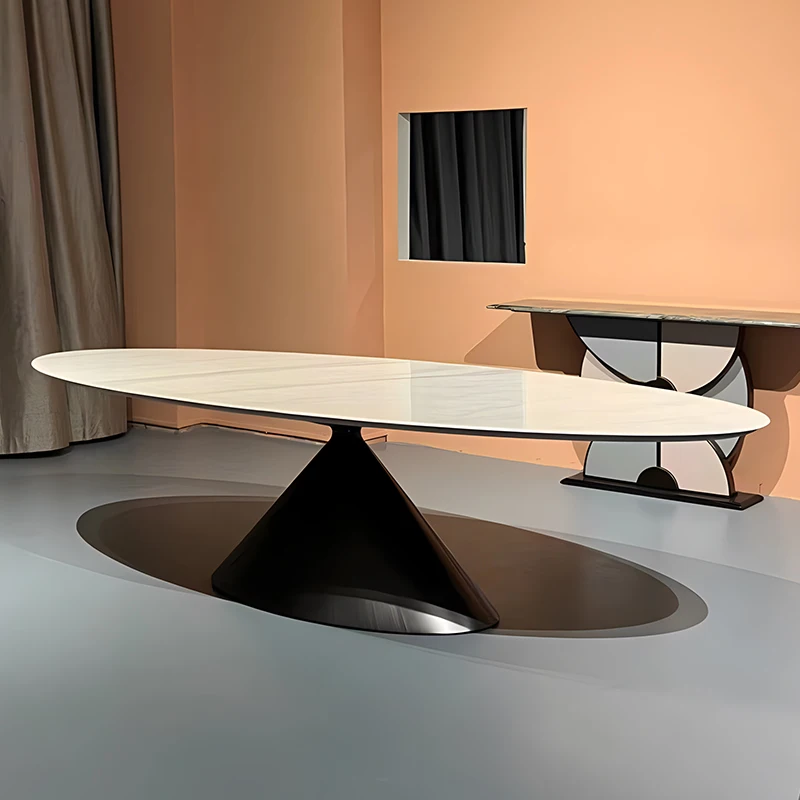 

Designer Office Dining Table Coffee Round Side Study Dining Table Nordic Writing Reception Garden Muebles Commercial Furniture
