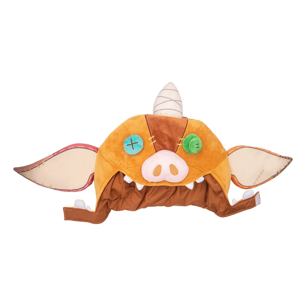 Bokoblin Cosplay Hat Men Women Plush Cap Game Breath of the Wild Headgear Halloween Carnival Costume Accessories Gifts