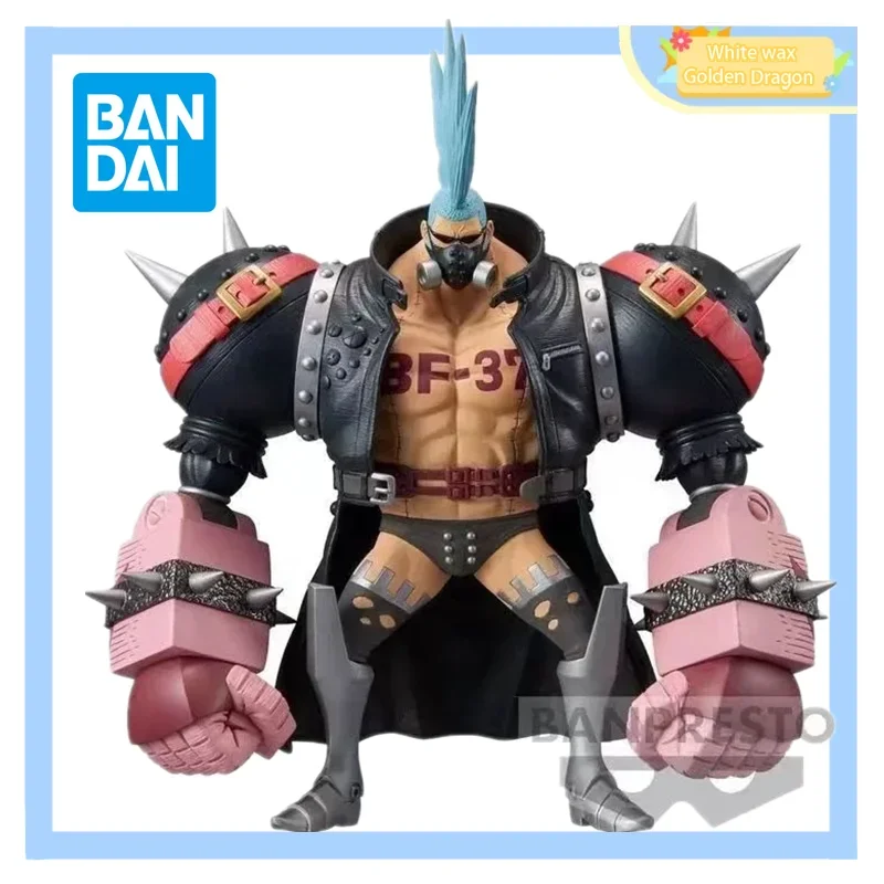 

In Stock Original Genuine Banpresto One Piece DXF Red Theatrical Version vol.12 15cm Franky PVC Action Figure Toys Model For Boy