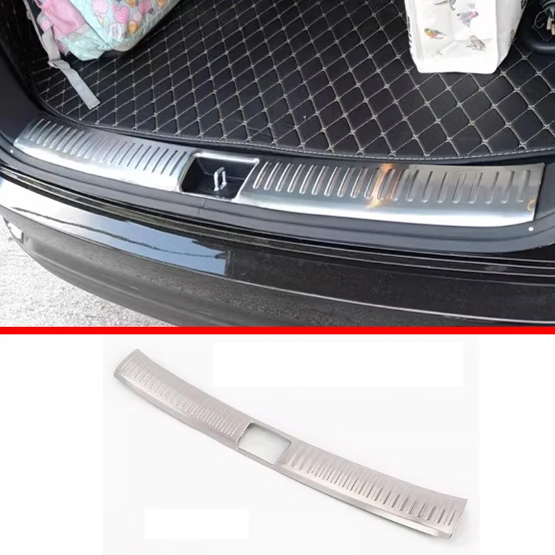 

For KIA SORENTO L 2015 2016 2017 Stainless Steel Interior Inner Rear Bumper Sill Protector Car Accessories Stickers