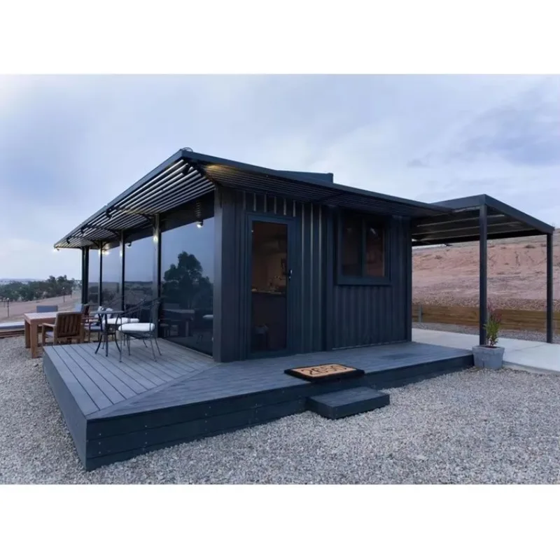 Energy Saving Foldable Mobile Home Eco Friendly Material Low Carbon Prefab Container House Good Ventilation Insulated Wall