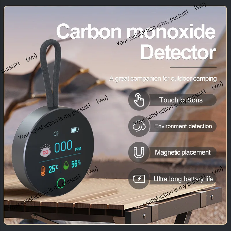 

Carbon Monoxide Detector RV Camping Vehicle CO Detector Home Travel Air Quality Detector