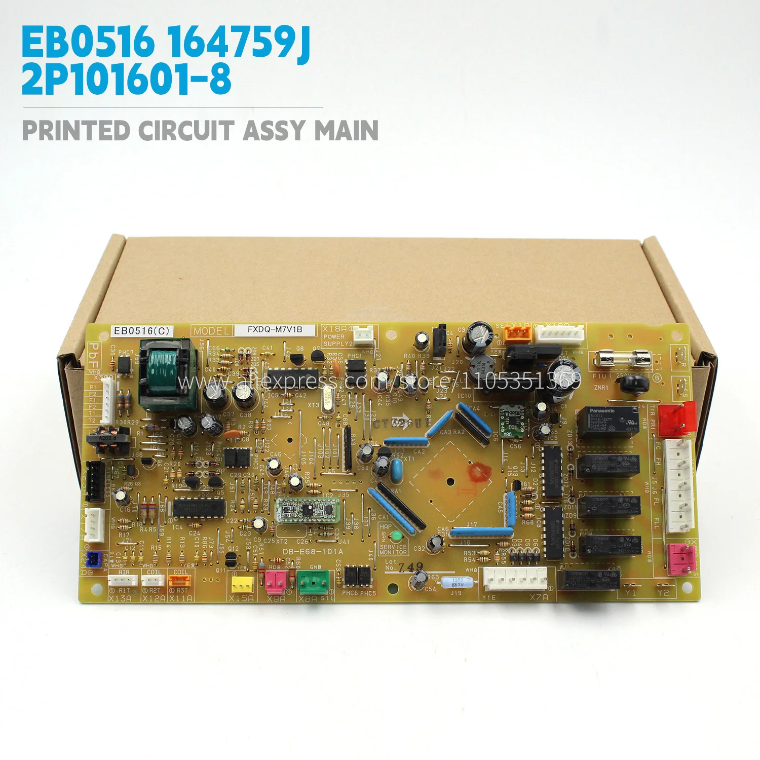 Nuevo Conjunto de Circuito Impreso Principal EB0516 164759J 2P101601-8 para Unidad Interior Daikin VRV, Piezas de Aire Acondicionado HVAC, Placa de Control PCB