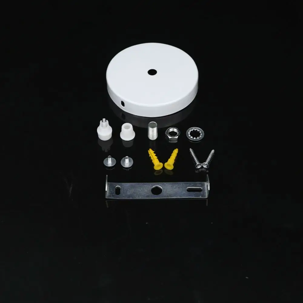 Metal Ceiling Canopy Kit For Hanging Chandelier Lighting Fixture Mount Base Plate Universal Replacement Parts Easy Install